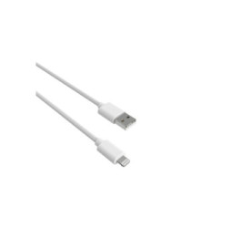 Jaym Câble Lightning vers USB-A 2,4A Charge et Synchronisation Collection POP 1,5m Blanc