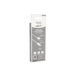 Jaym Câble Lightning vers USB-A 2,4A Charge et Synchronisation Collection POP 1,5m Blanc