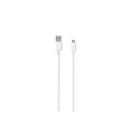Jaym Câble Micro-USB vers USB-A 2,4A Charge et Synchronisation Collection POP 1,5m Blanc