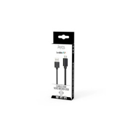 Jaym Câble Micro-USB vers USB-A 2,4A Charge et Synchronisation Collection POP 1,5m Noir