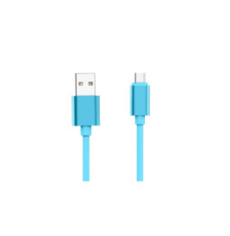 Jaym Câble Micro-USB vers USB-A 2,4A Charge et Synchronisation Collection POP 1,7m Bleu