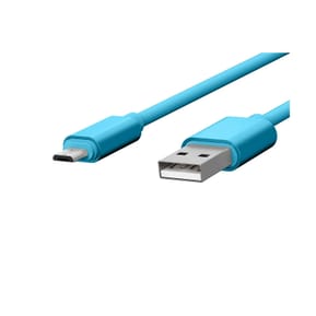 Jaym Câble Micro-USB vers USB-A 2,4A Charge et Synchronisation Collection POP 1,7m Bleu — image 2