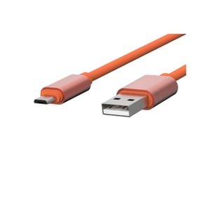 Jaym Câble Micro-USB vers USB-A 2,4A Charge et Synchronisation Collection POP 1,7m Orange — image 2