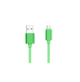 Jaym Câble Micro-USB vers USB-A 2,4A Charge et Synchronisation Collection POP 1,7m Vert