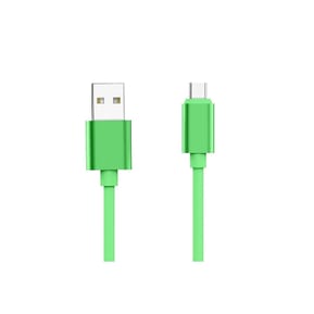 Jaym Câble Micro-USB vers USB-A 2,4A Charge et Synchronisation Collection POP 1,7m Vert