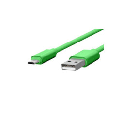 Jaym Câble Micro-USB vers USB-A 2,4A Charge et Synchronisation Collection POP 1,7m Vert