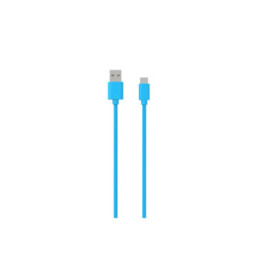 Jaym Câble USB-C vers USB-A 3A Charge et Synchronisation Collection POP 1,5m Bleu