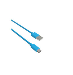 Jaym Câble USB-C vers USB-A 3A Charge et Synchronisation Collection POP 1,5m Bleu