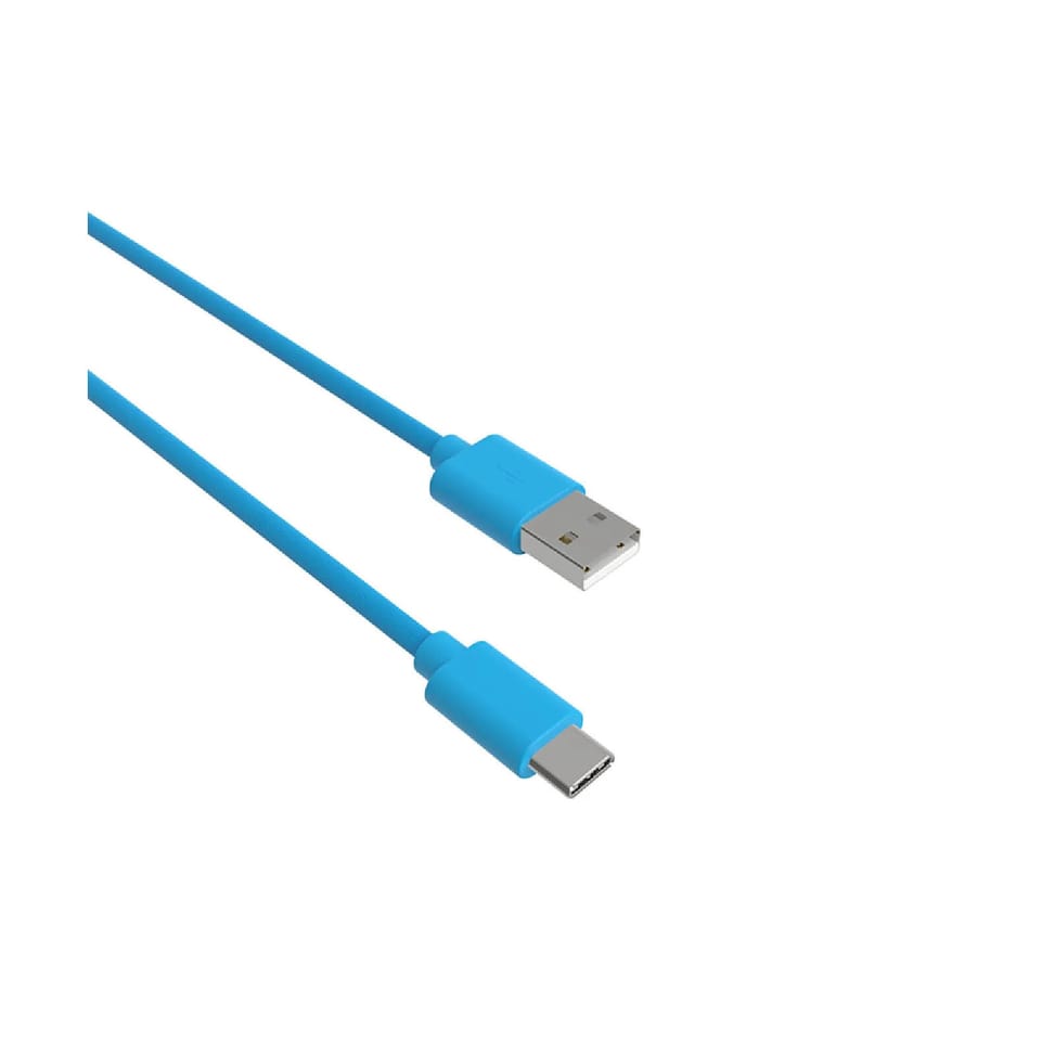 Jaym Câble USB-C vers USB-A 3A Charge et Synchronisation Collection POP 1,5m Bleu — image 2