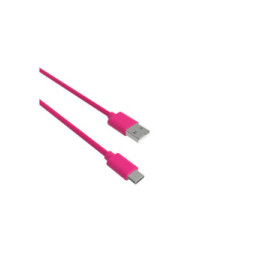 Jaym Câble USB-C vers USB-A 3A Charge et Synchronisation Collection POP 1,5m Rose