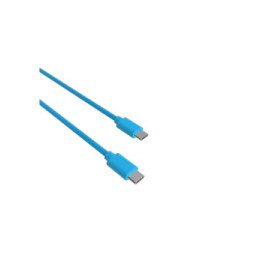 Jaym Câble USB-C vers USB-C 3A Charge et Synchronisation Collection POP 1,5m Bleu