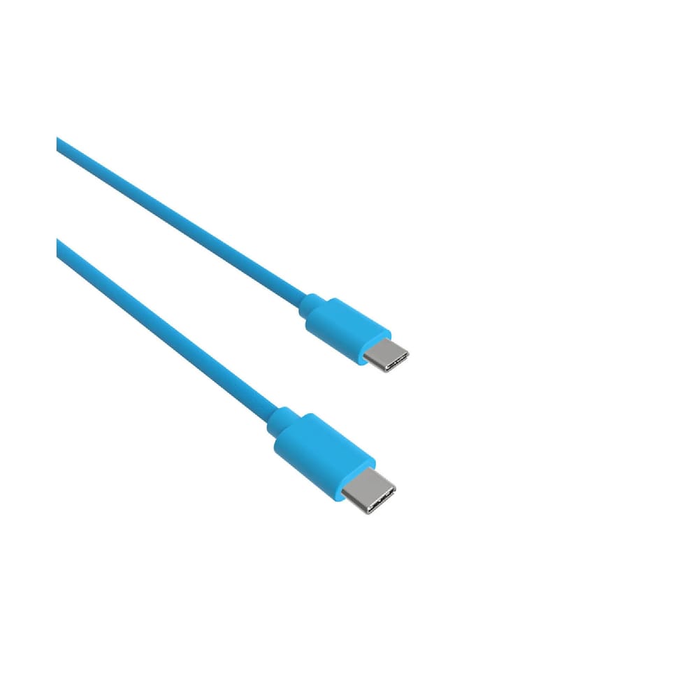 Jaym Câble USB-C vers USB-C 3A Charge et Synchronisation Collection POP 1,5m Bleu — image 2