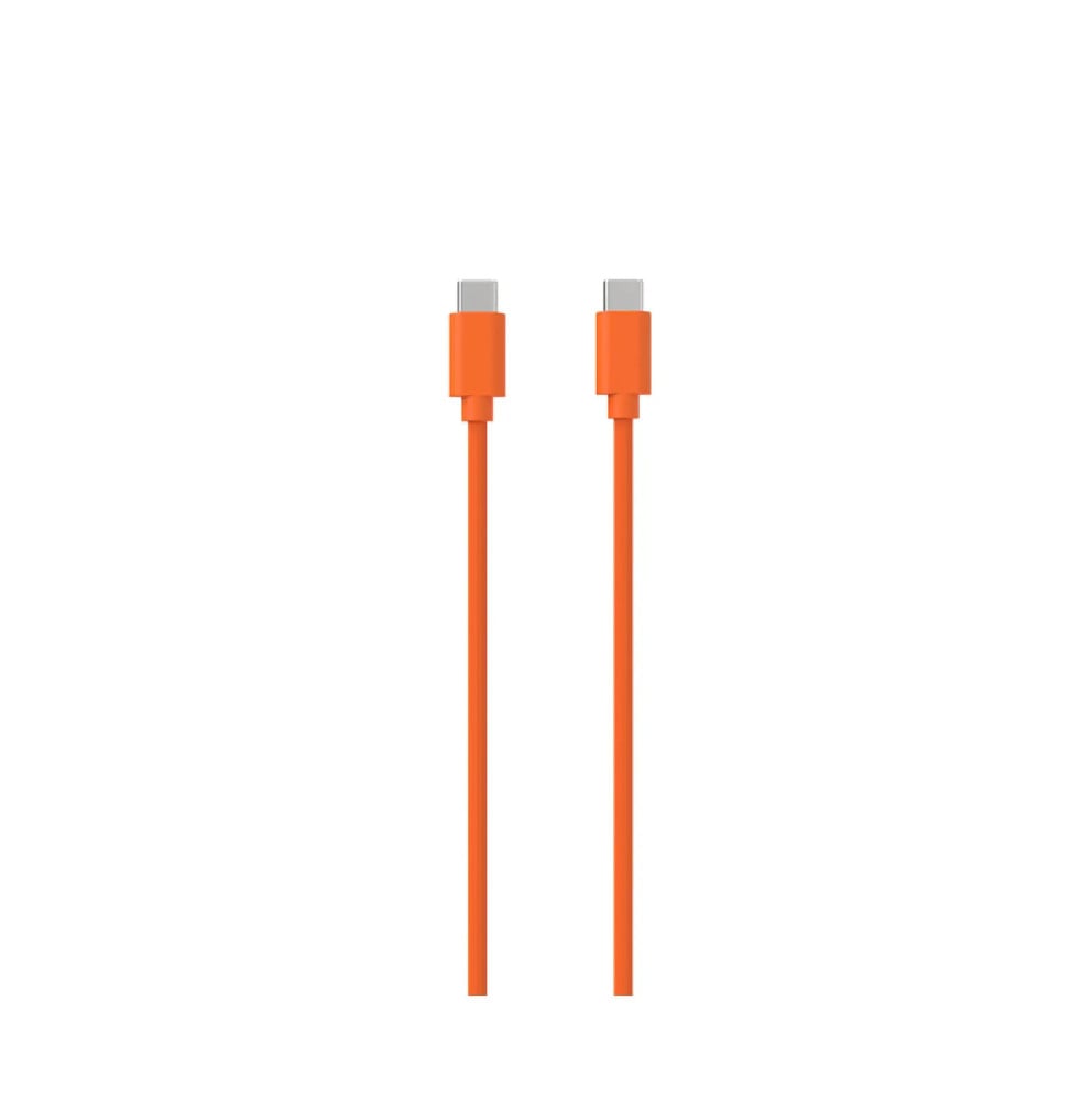 Jaym Câble USB-C vers USB-C 3A Charge et Synchronisation Collection POP 1,5m Orange