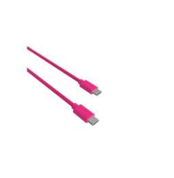 Jaym Câble USB-C vers USB-C 3A Charge et Synchronisation Collection POP 1,5m Rose