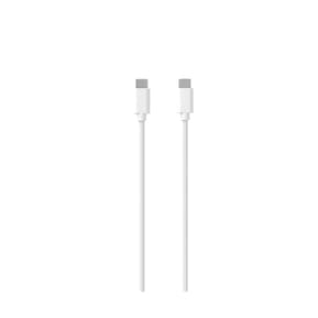 Jaym Câble USB-C vers USB-C 3A PD 20W Charge et Synchronisation Collection POP 1,5m Blanc