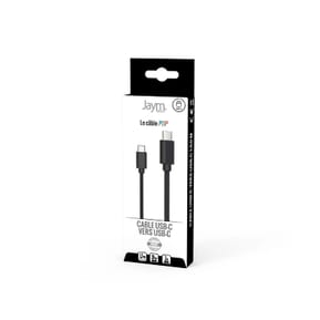 Jaym Câble USB-C vers USB-C 3A PD 20W Charge et Synchronisation Collection POP 1,5m Noir — image 5