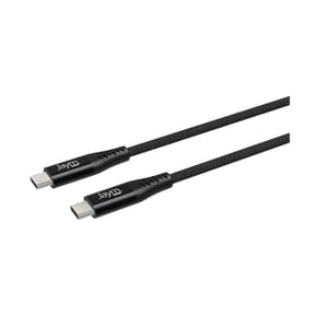 Jaym Câble USB-C vers USB-C 3A PD 60W Renforcé Charge et Synchronisation 1,5m Noir — image 2