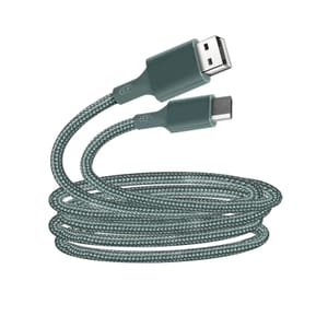 Just Green Câble Écologique USB vers Micro-USB Intensité 2.1A 2m Recyclable vert