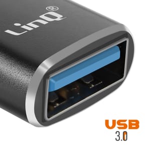 LinQ Adaptateur OTG USB et USB C vers Apple Lightning Noir — image 4