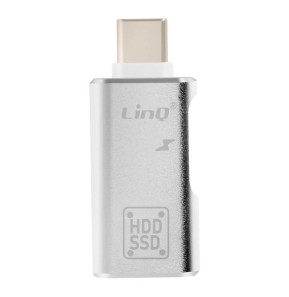 LinQ Adaptateur OTG USB et USB C vers USB C Compact Argent