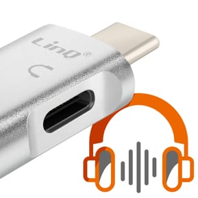 LinQ Adaptateur OTG USB et USB C vers USB C Transfert de Données Rapides Argent — image 4