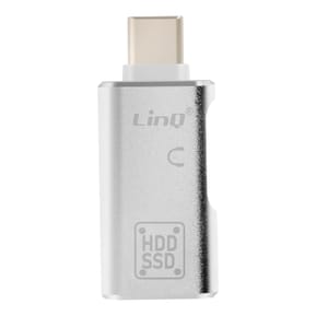 LinQ Adaptateur OTG USB et USB C vers USB C Transfert de Données Rapides Argent — image 5