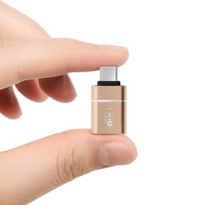 LinQ Adaptateur OTG USB vers USB C Compact et Pratique Dorée — image 5