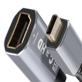 LinQ Adaptateur Vidéo USB C vers HDMI 4K Haute Résolution Design Compact Noir — image 2