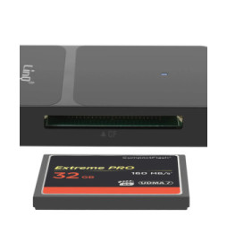 LinQ Hub USB C + Lightning Multiport Lecteur Carte OTG Polyvalent Noir