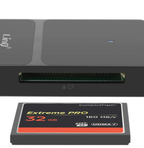 LinQ Hub USB C + Lightning Multiport Lecteur Carte OTG Polyvalent Noir