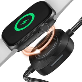 Max excell Câble USB-C vers Lightning 30W et Apple Watch Nylon Tressé 1m Noir — image 4