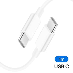 Mayaxess Câble iPhone 16 / 15 USB-C vers USB-C 20W 1 mètre Blanc — image 2