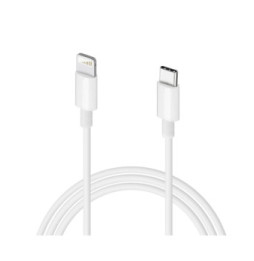 Mayaxess Câble iPhone USB-C vers Lightning – 1 mètre Blanc