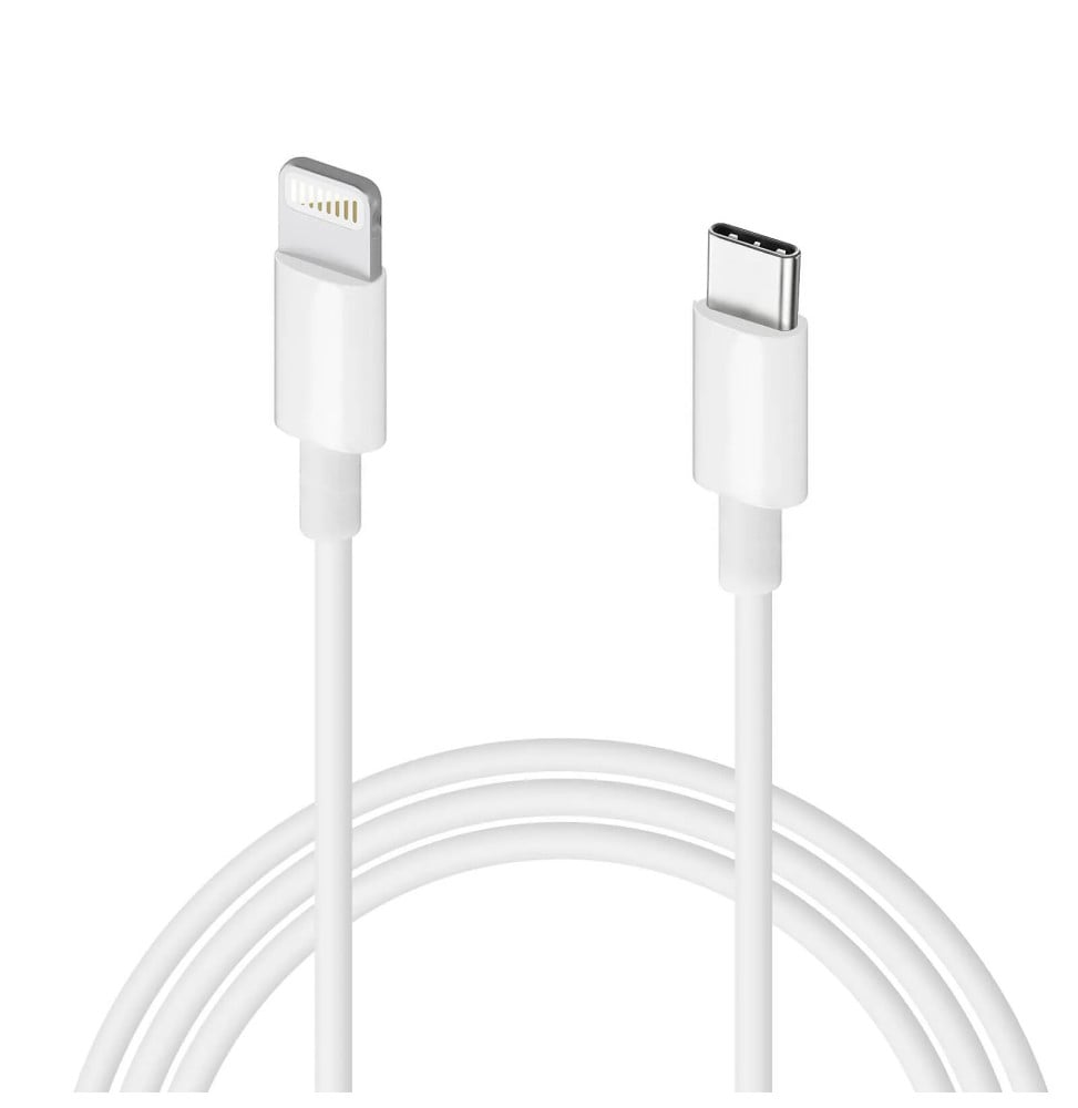 Mayaxess Câble iPhone USB-C vers Lightning – 1 mètre Blanc
