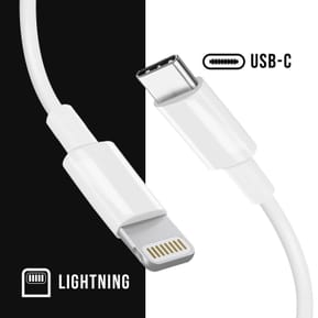 Mayaxess Câble iPhone USB-C vers Lightning – 1 mètre Blanc — image 2