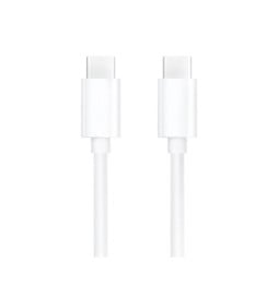 Mayaxess Câble Samsung Galaxy S24 e S24 FE USB-C vers USB-C 20W 1 mètre Blanc