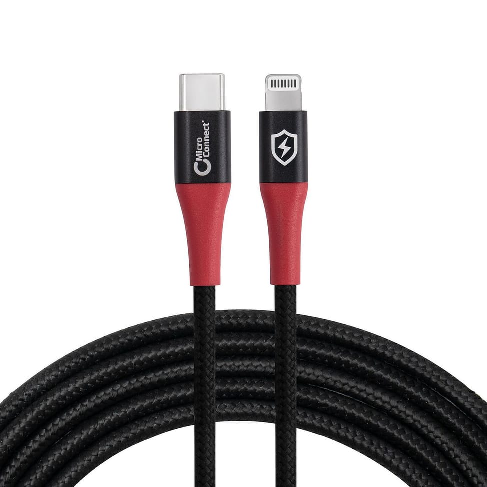 MicroConnect Safe Charge USB-C to lightning Data Blocker cable 1.5m — image 3