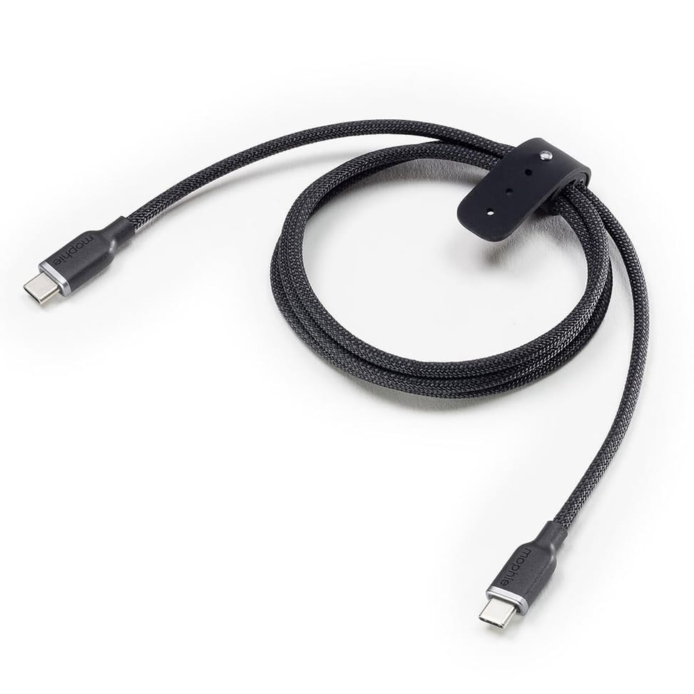 Mophie Charge Stream USB-C to USB-C Noir (3m) — image 1