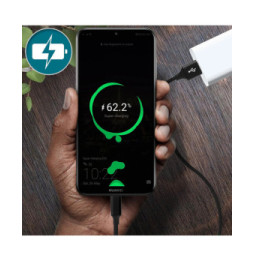 Moxie Câble 3 en 1 Lightning USB type C Micro USB Multi-embouts Charge 3A Noir