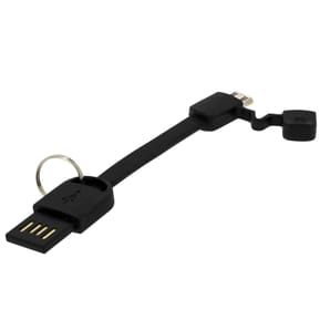 Moxie Mini-câble USB Reversible 10cm Tablette/Smartphone Charge + Synchro Noir — image 2