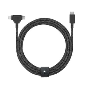 Native Union ECO Belt Câble universal USB-C vers USB-C/Lightning 1.8m Cosmo