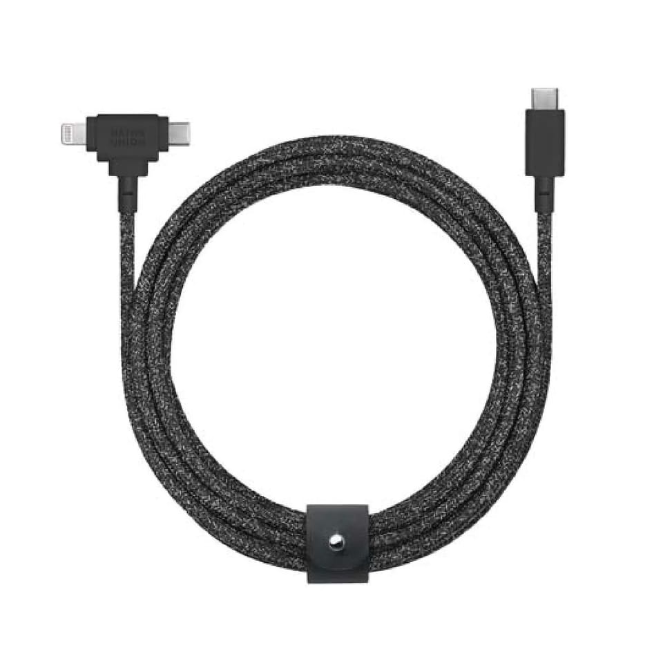 Native Union ECO Belt Câble universal USB-C vers USB-C/Lightning 1.8m Cosmo — image 2