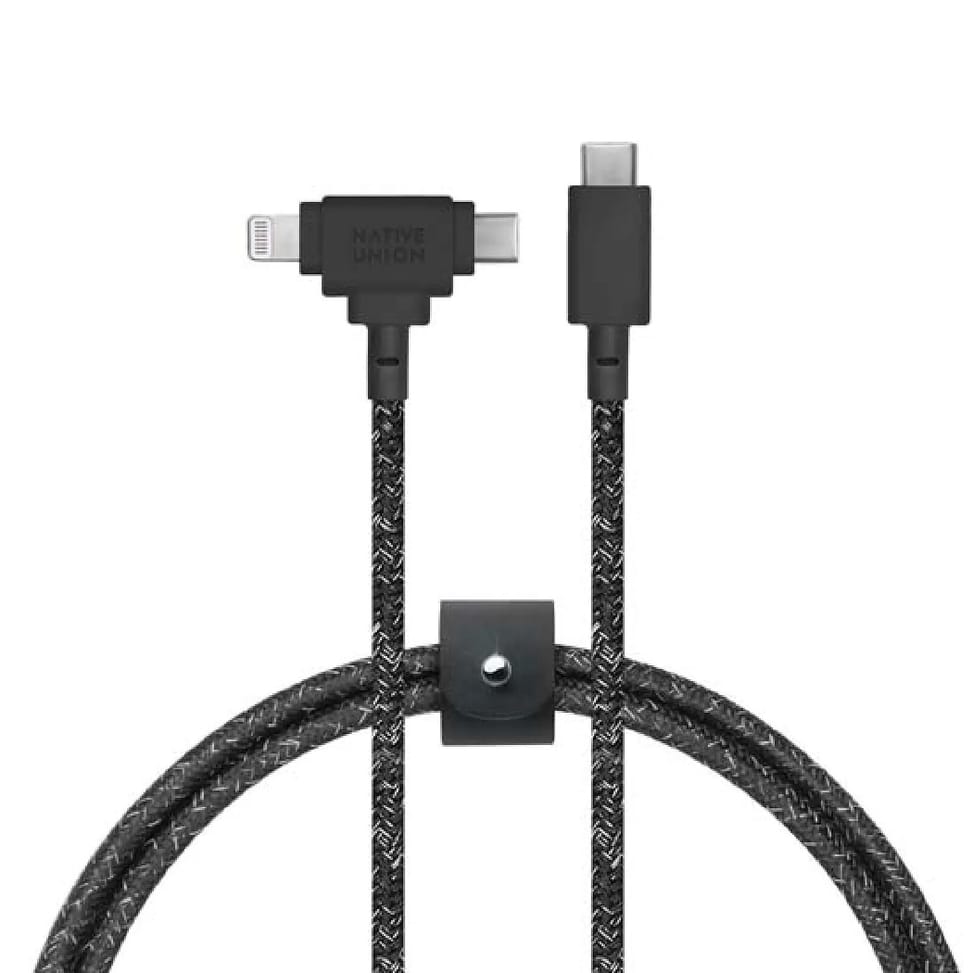 Native Union ECO Belt Câble universal USB-C vers USB-C/Lightning 1.8m Cosmo — image 3
