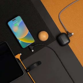 Native Union ECO Belt Câble universal USB-C vers USB-C/Lightning 1.8m Zebra — image 2
