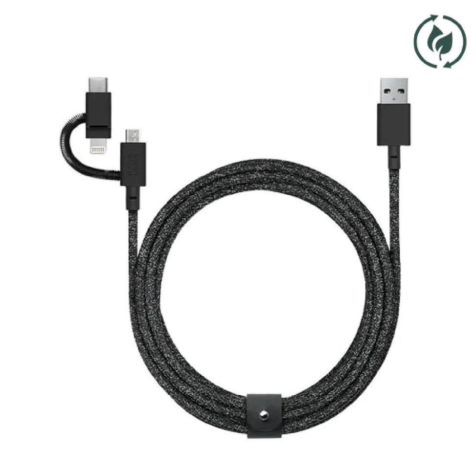 Native Union Eco Belt Câble Universel (2m) Noir — image 2