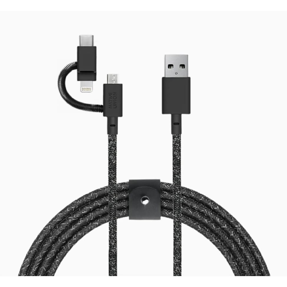 Native Union Eco Belt Câble Universel (2m) Noir — image 3