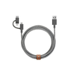 Native Union Eco Belt Câble Universel (2m) Zebra