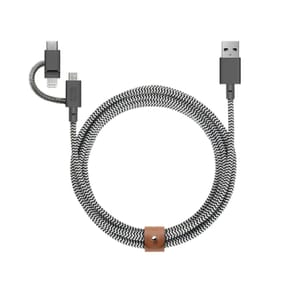 Native Union Eco Belt Câble Universel (2m) Zebra