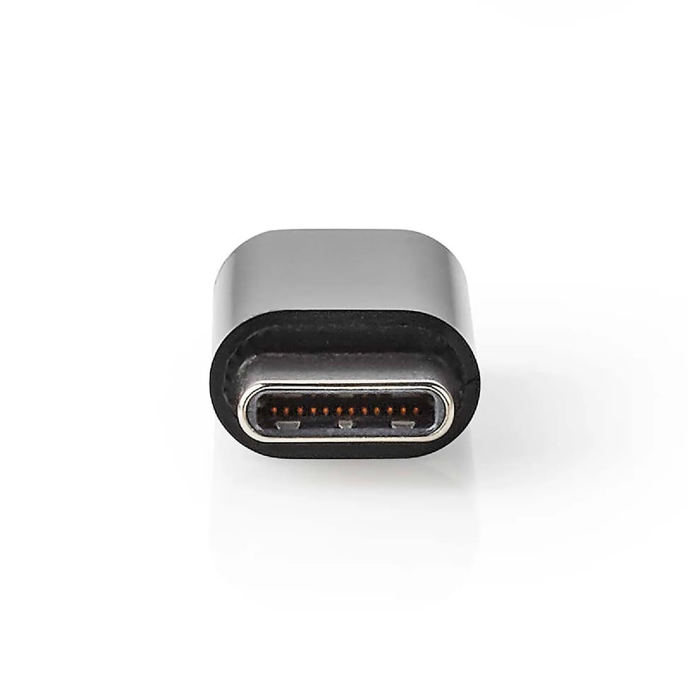 Nedis Adaptateur USB 2.0 USB-C Mâle vers Micro-B Femelle 480 Mbps Noir — image 2