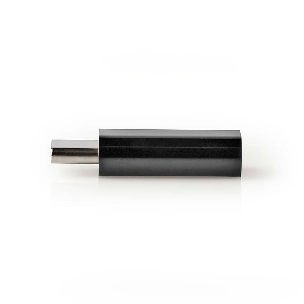 Nedis Adaptateur USB 2.0 USB-C Mâle vers Micro-B Femelle 480 Mbps Noir — image 3